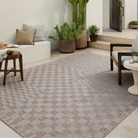 Topanga (Amber Lewis × Loloi) TOP-03 Indoor/Outdoor Rug [Natural/Dove]
