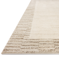 Calvin CLV-04 (Chris Loves Julia × Loloi) Rug [Ivory/Pebble]