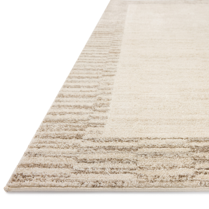 Calvin CLV-04 (Chris Loves Julia × Loloi) Rug [Ivory/Pebble]