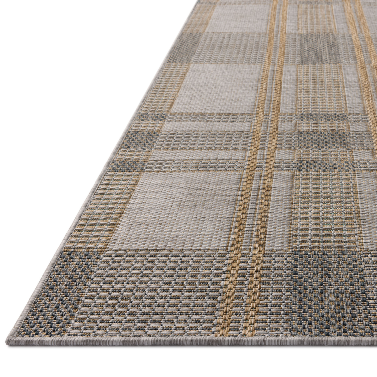 Birch BIR-05 Indoor/Outdoor Rug [Bone/Gold]