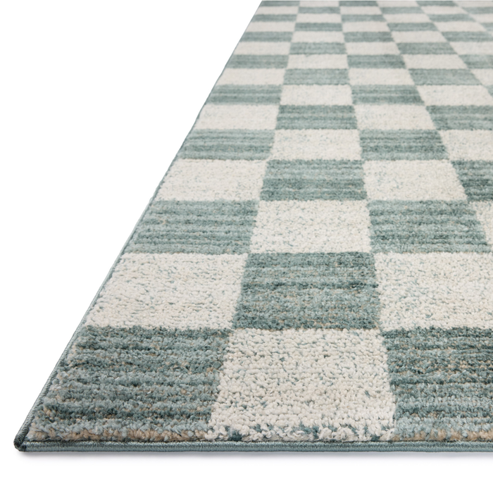 Calvin CLV-01 (Chris Loves Julia × Loloi) Rug [Blue/Ivory]