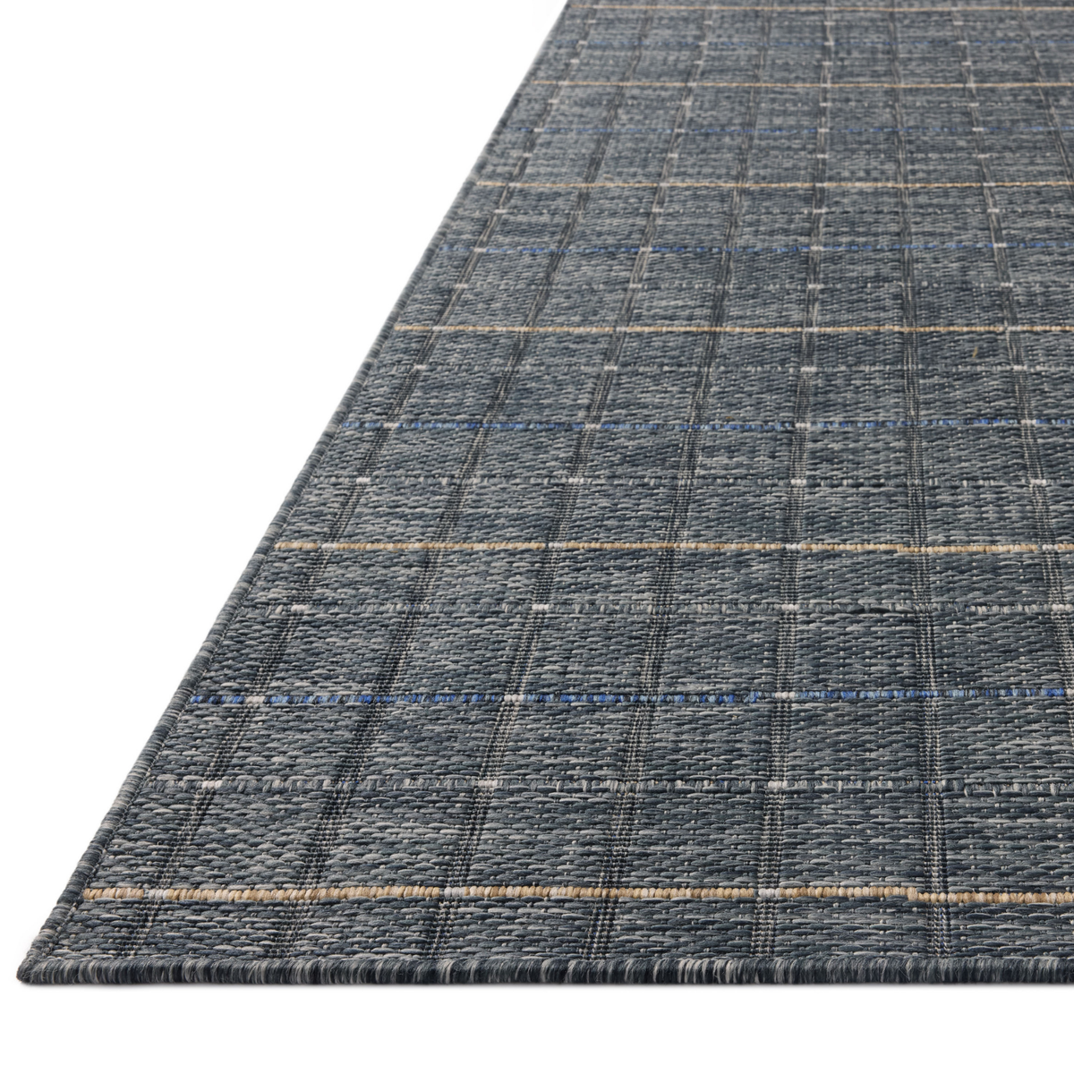 Birch BIR-02 Indoor/Outdoor Rug [Sky/Wheat]