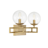 Crosby 2-Light Bathroom Vanity Light