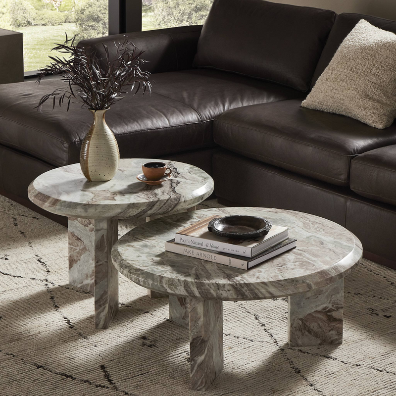 Declan Marble Nesting Tables