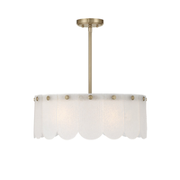 Ashton 20" Four Light Convertible Pendant/Semi Flush