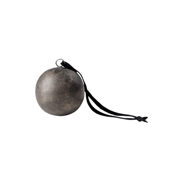 Nostalgia Small Christmas Ball [Gunmetal]