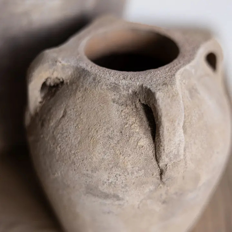 Small Beige Wash Vase