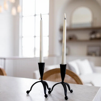 Tapered Iron Candle Holder