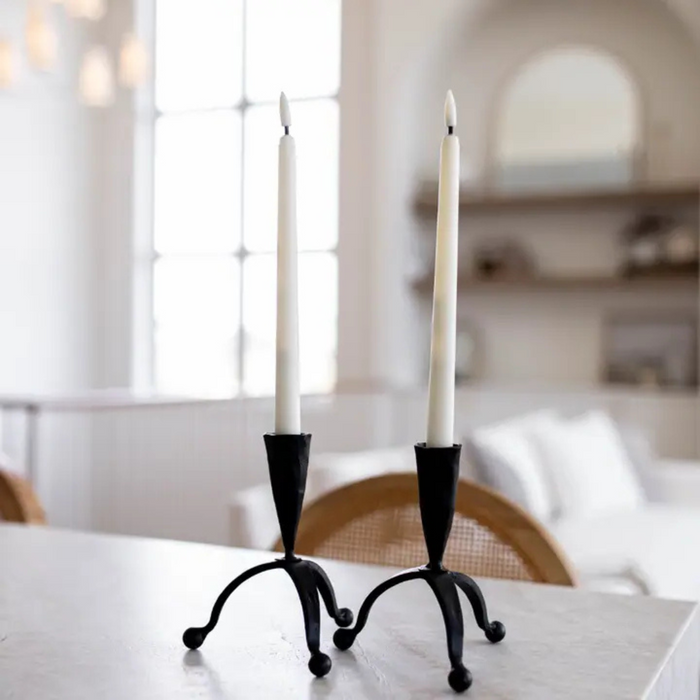 Tapered Iron Candle Holder
