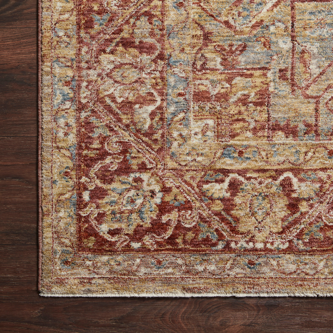 Gaia GAA-01 Rug [Gold/Brick]