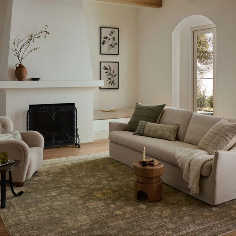 Priscilla PRL-02 Rug [Olive/Sand]