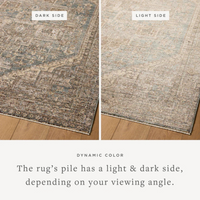 Priscilla PRL-04 Rug [Blue/Bark]