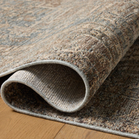 Priscilla PRL-04 Rug [Blue/Bark]