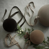 Camel Velvet Ornament