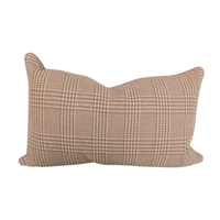 Navarro (Amber Lewis × Loloi) Brown Pillow 13" x 21"