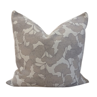 Sylva Pillow Cover [20" x 20" - Fawn Ivory/Silver]