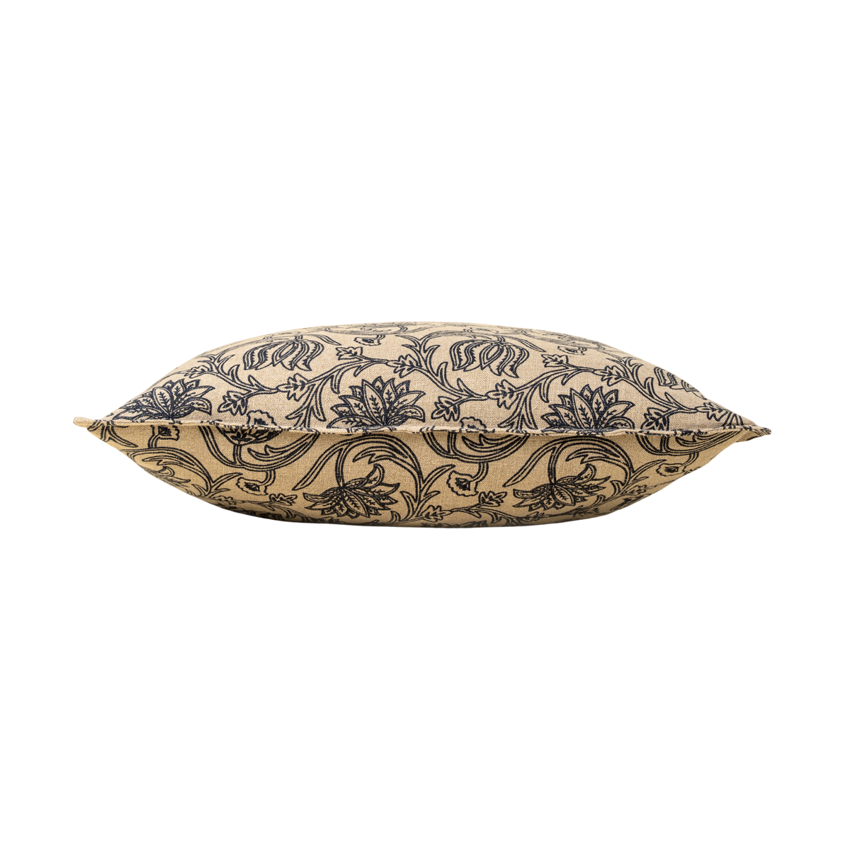 Lotus Linen Pillow [Blue - 24" x 24"]