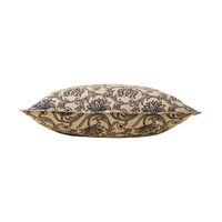 Lotus Linen Pillow [Blue - 24" x 24"]