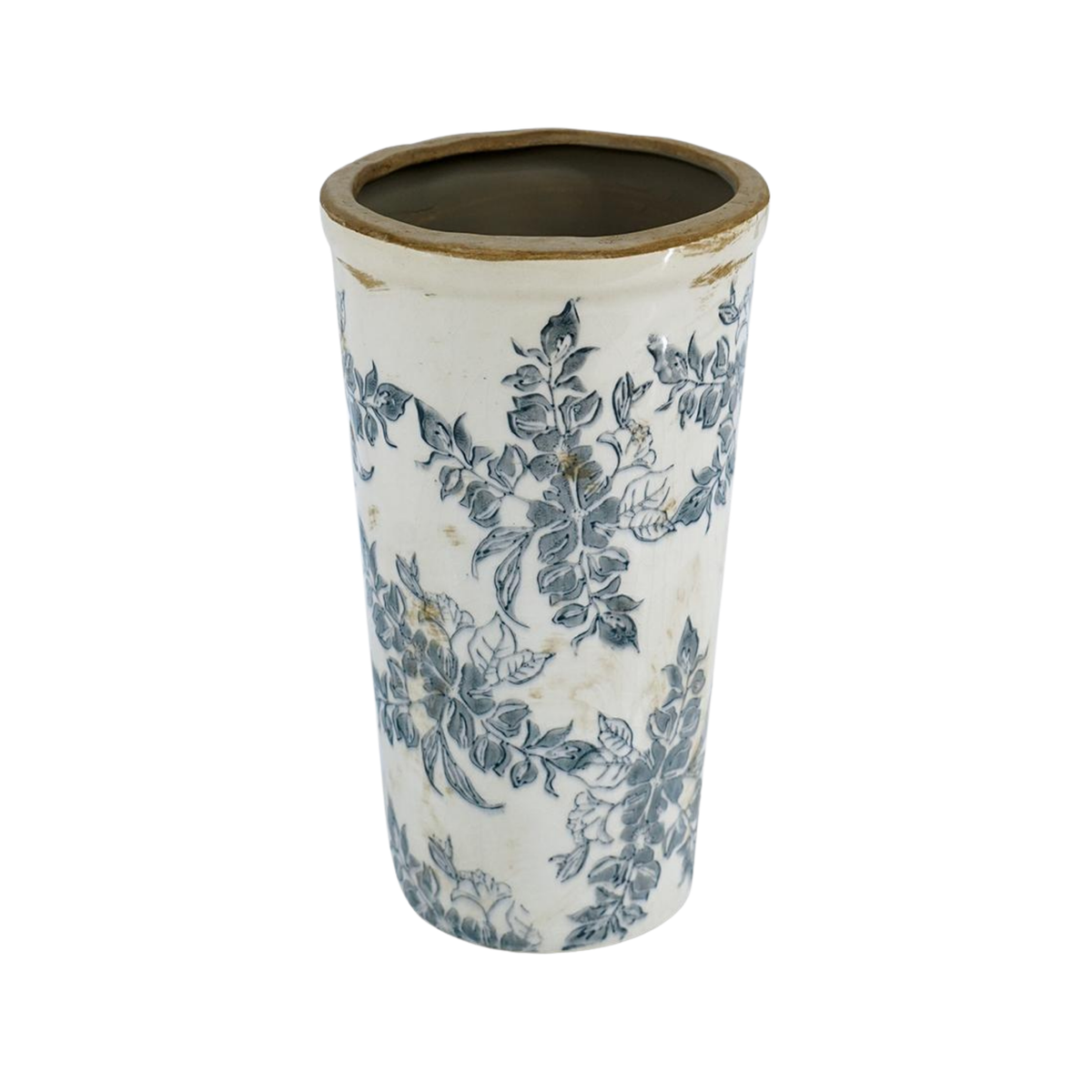 Floral Motif 9.5" Vase