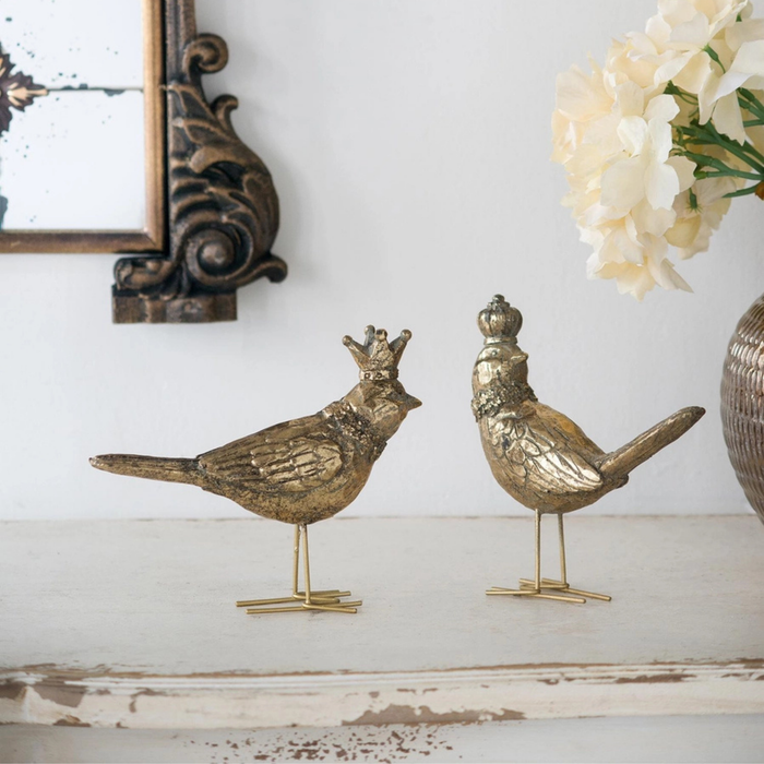 Gold Crown 7" Standing Bird I
