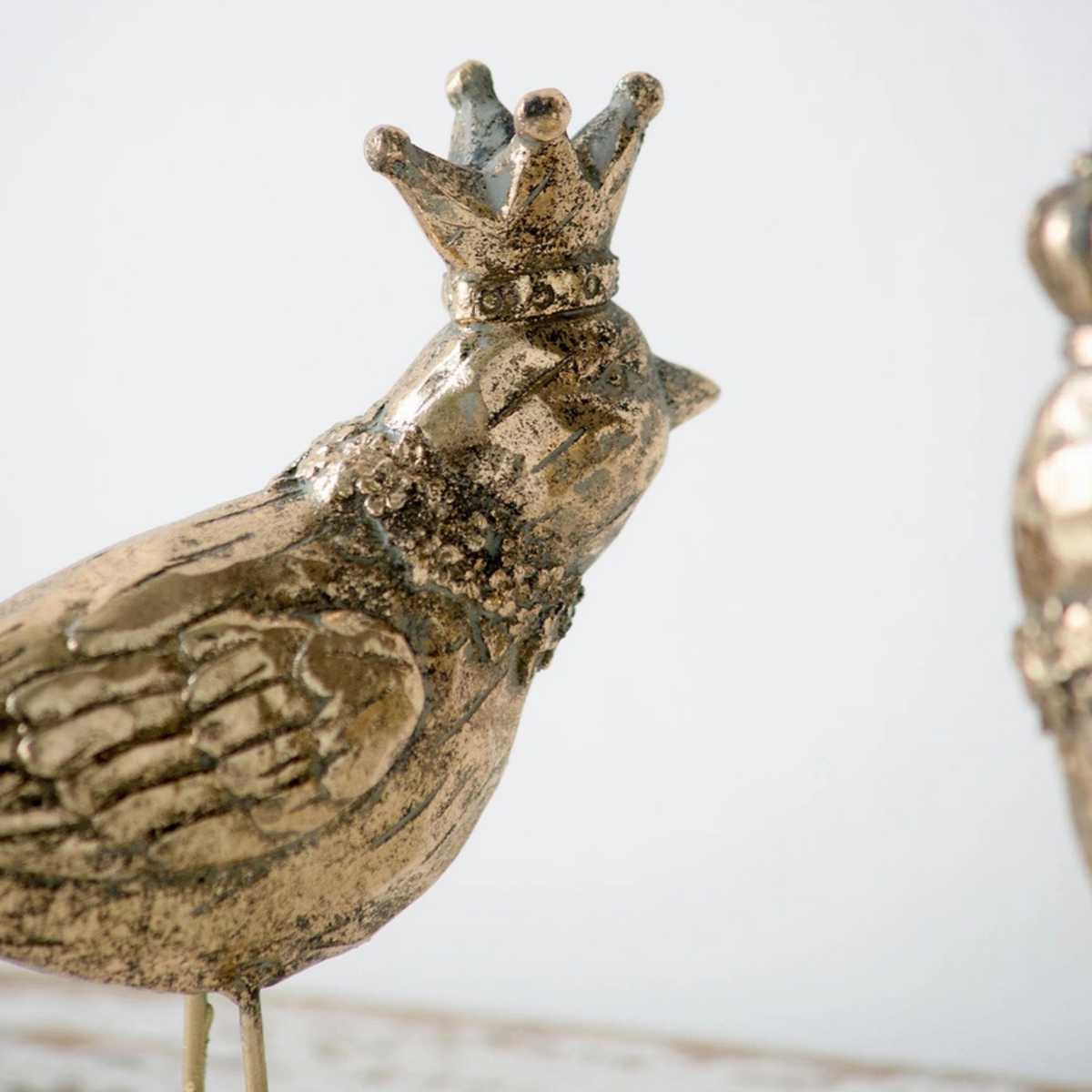 Gold Crown 7" Standing Bird I