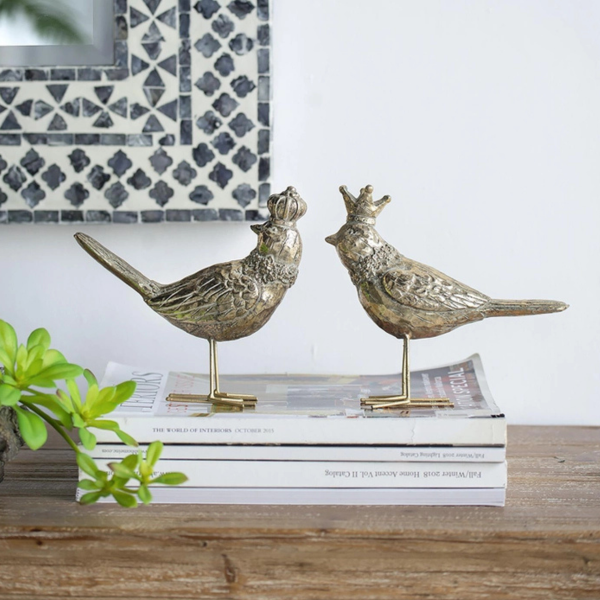 Gold Crown 7" Standing Bird I