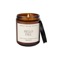 Hello Fall 9oz Soy Candle