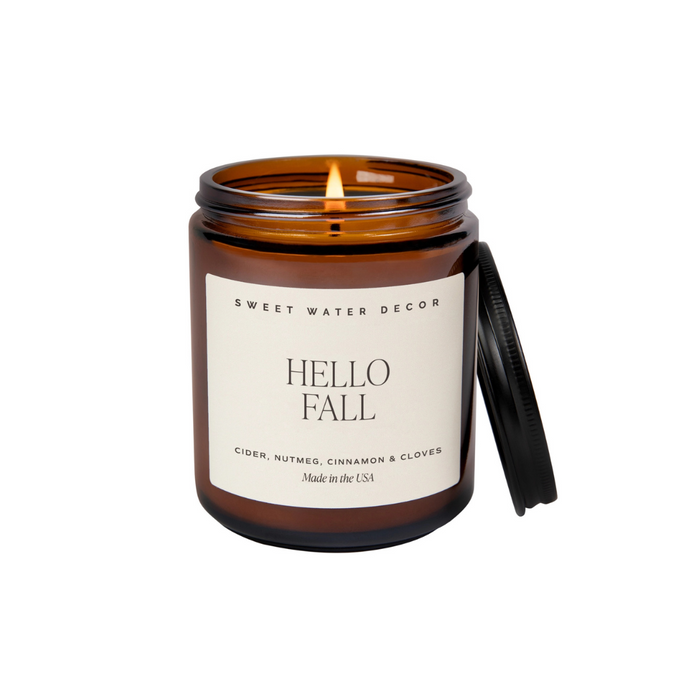 Hello Fall 9oz Soy Candle