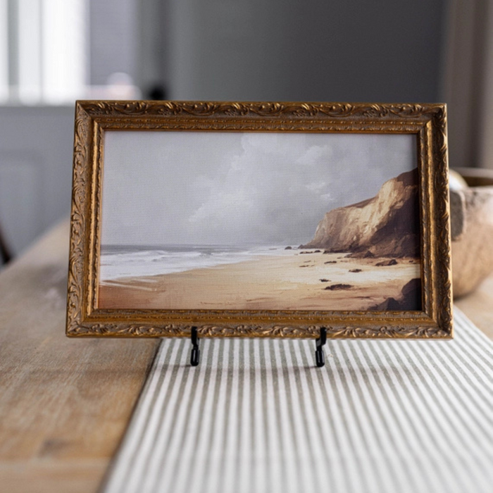 Oceanside Cliff Framed Print [12" x 8"]