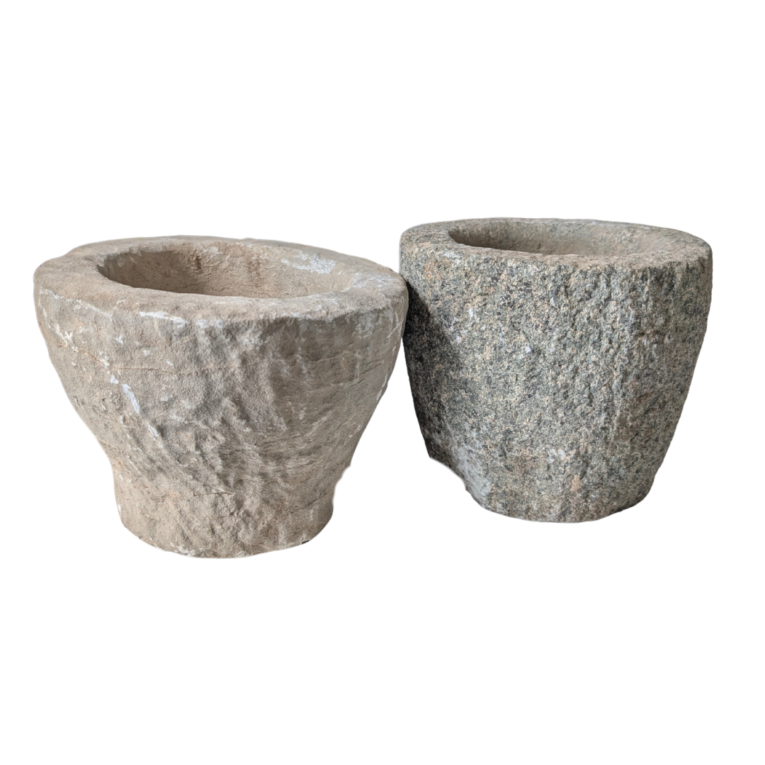 Stone Mortar Vintage Bowl