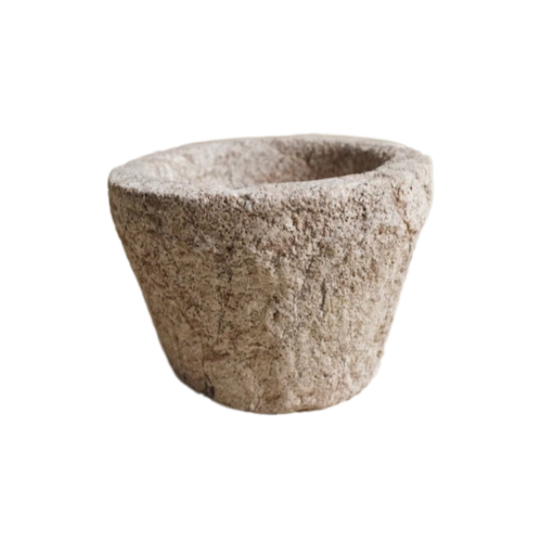 Stone Mortar Vintage Bowl