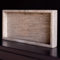 Hand Cut Stone Tray [12" x 6"]