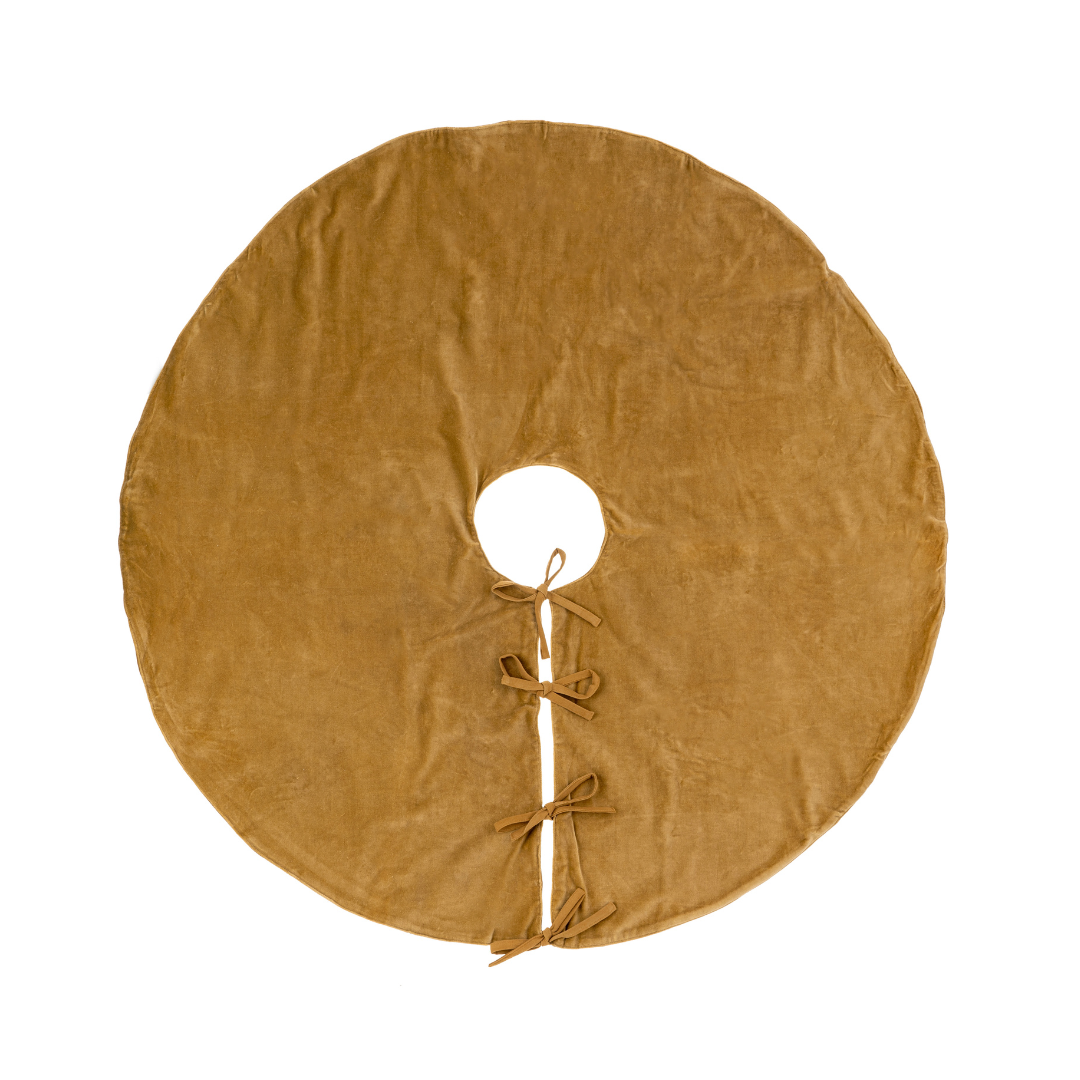 Vera Velvet Tree Skirt - Camel