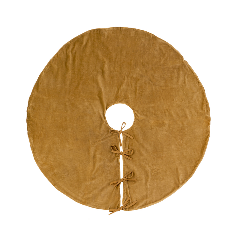 Vera Velvet Tree Skirt - Camel
