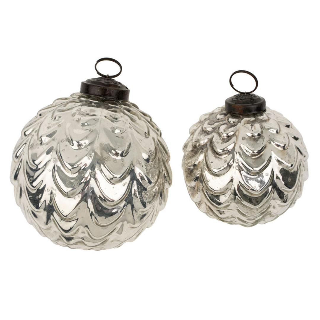 Silverfrost Waves Ornament [Large]