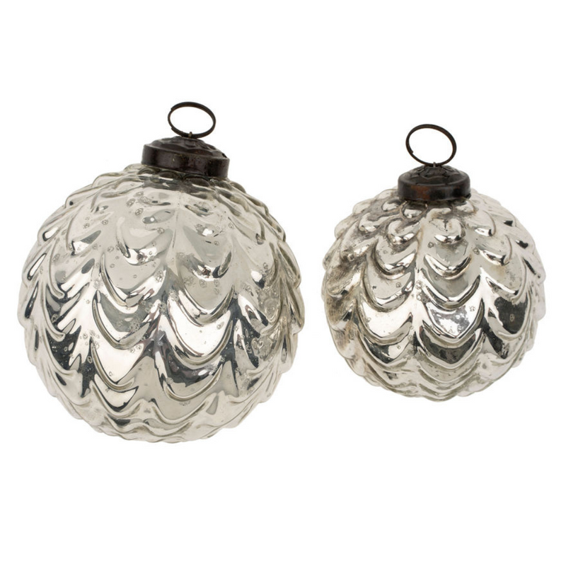 Silverfrost Waves Ornament [Large]