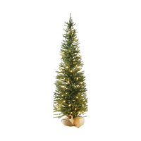 Decorative Tree in Jute Base with LED Lights