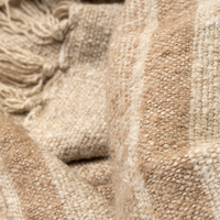 Tulum Striped Throw - Clay