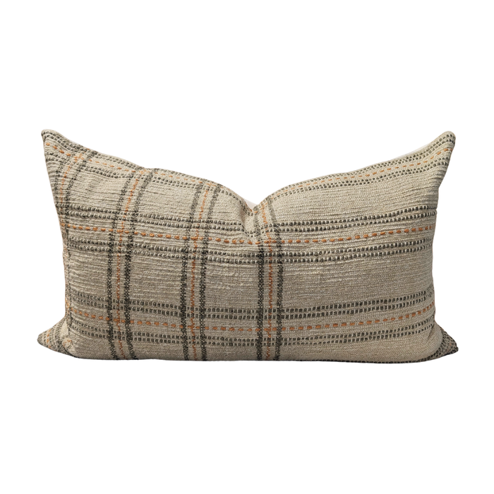 Calista 16" x 26" Pillow  [Tan/Terracotta]