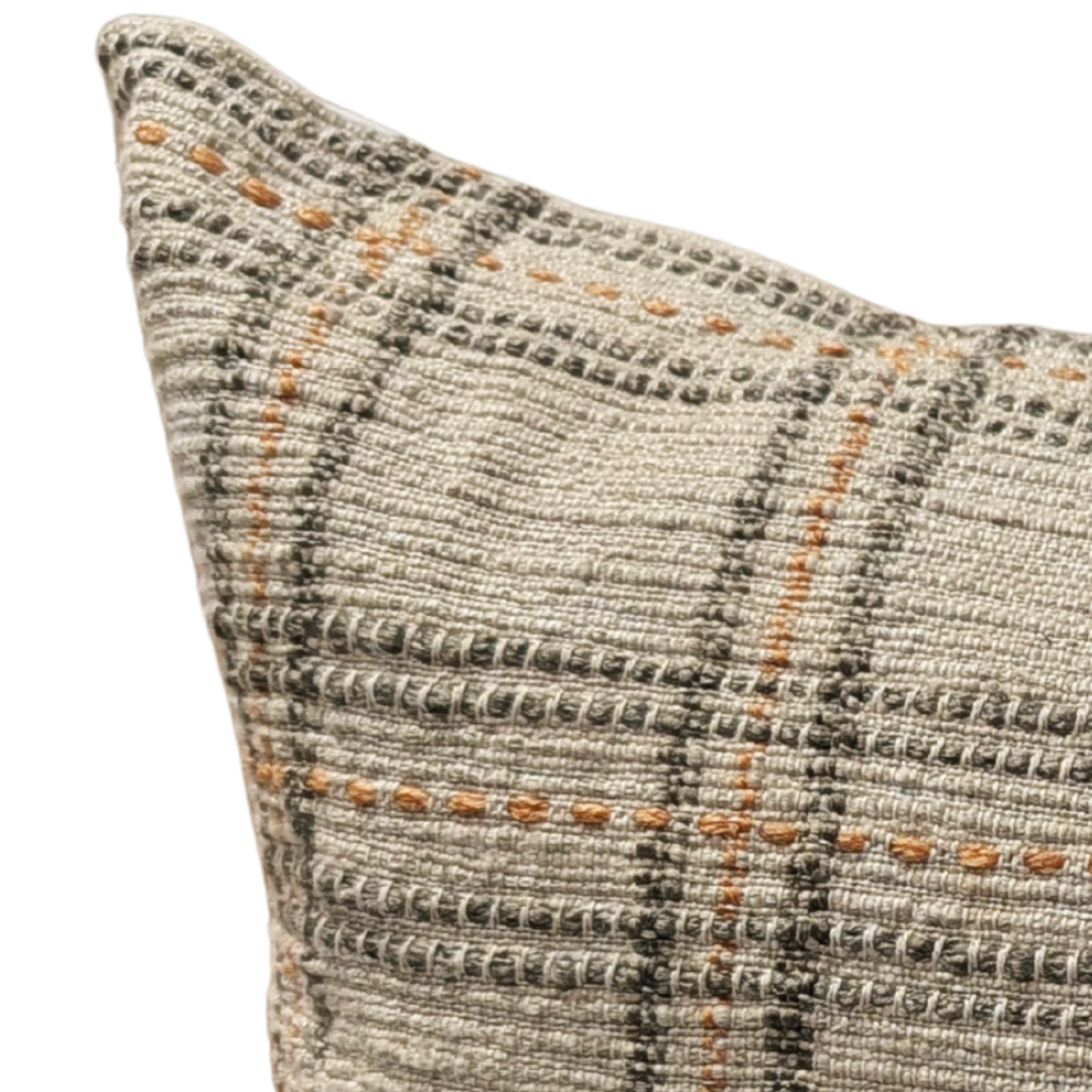 Calista 16" x 26" Pillow  [Tan/Terracotta]