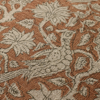 Folk Linen 22" x 22" Pillow [Rust]