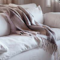 Checkerboard Throw [Taupe]