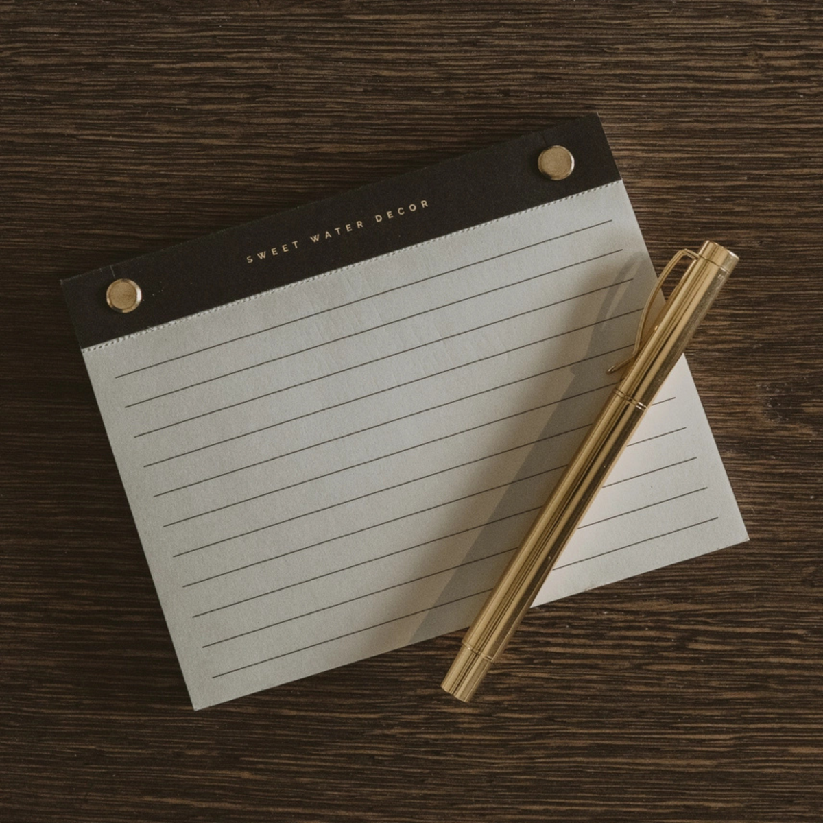Gold Rivet Notepad [Small]