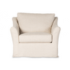 Della Slipcover Swivel Chair