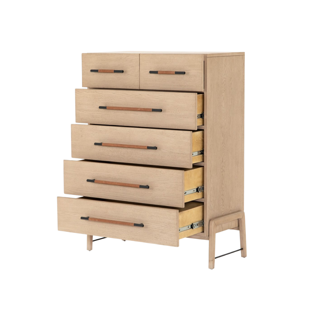 Roxanna 6-Drawer Tall Dresser