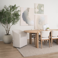 Sohan 91" Oval Dining Table