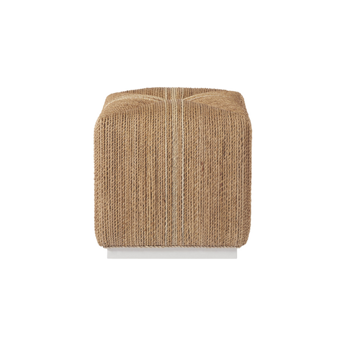 Woven Abaca Accent Cube