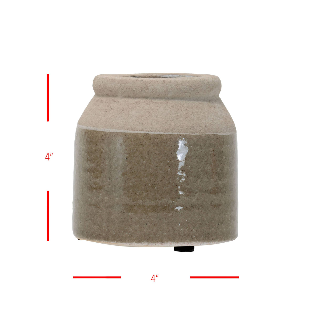 Wyatt Beige Vase Small