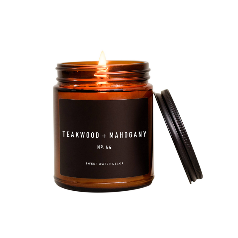 Teakwood & Mahogany Candle