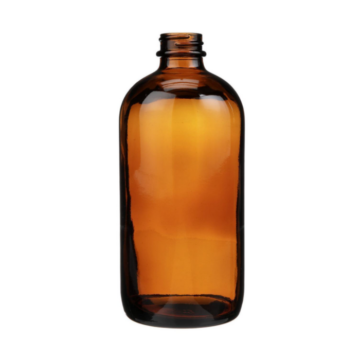 SALE: 16oz Boston Round Bottle Amber